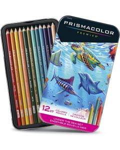 Prismacolor remier Colored Pencils, Soft Core, Under the Sea Set, 12