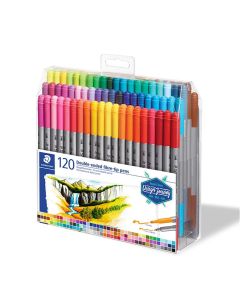 Double-ended fibre tip pen Pack of 120 - STAEDTLER