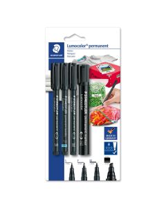Staedtler Lumocolor Peramanent Marker Bls=4pcs