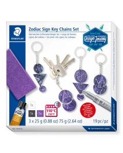 Staedtler DJ Zodiac Sign Key Chain Set