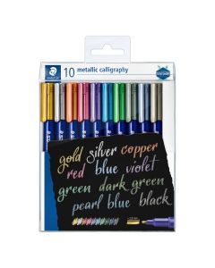 Staedtler DJ Metalic Calligraphy Marker set of 10