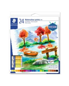 STAEDTLER Watercolour Paint Tube - Multi-Colour (Pack of 24)