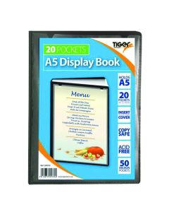 Display Book 20 Pocket A5 - Tiger 300930 
