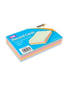 Record Card Coloured 6x4 100/Pkt Tiger