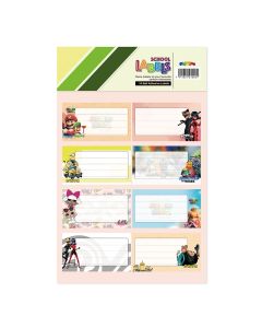Name Label 2 sheets 16 Labels - 18