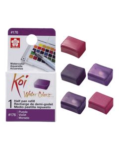 Sakura Koi Water Colours Refill - Violet + Rose Shades