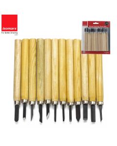 Wood Cutter Set/12 WC12 Isomars