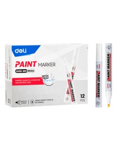 Paint Marker white Deli - U500 - 1pc