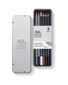 Winsor & Newton Studio Collection Sketching Pencil Sets,6-Piece Set