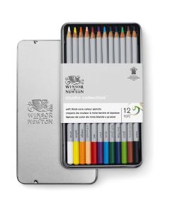 Winsor & Newton Studio Collection Watercolour Pencil Sets,12-Color Set