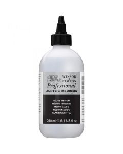 Winsor & Newton Artists' Acrylic Medium, 250ml Jar, Gloss