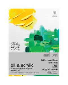 Winsor & Newton Oil & Acrylic Pads, 12" x 16"