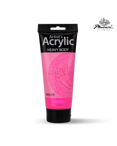 Acrylic Color 200ml 157 Flurescent Pink - Phoenix