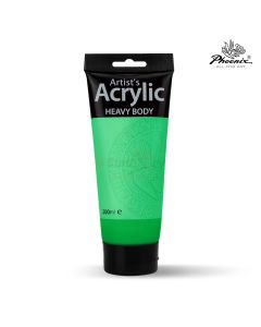 Acrylic Color 200ml 161 Flurescent Green - Phoenix