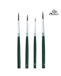 Artist Brush Set of 4 6617s Phoenix