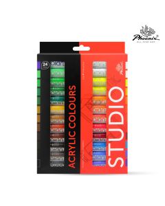 Acrylic Colour Set of 24x12ml PA2412S