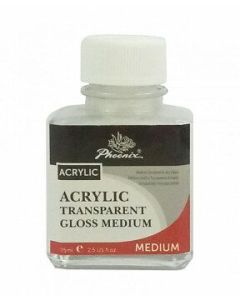 Acrylic Transparent Gloss Medium PATGM 75ml Phoenix