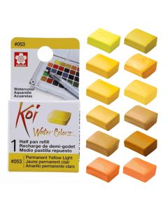 Sakura Koi Water Colours Refill - Yellow + Orange Shades