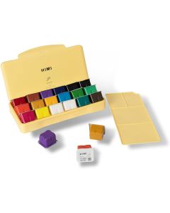 MIYA Gouache Paint Set, 18 Colors x 30ml Yellow - TST16