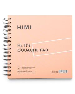 HIMI Gouache Pad 8.5X8.5 Inch - Mix Media - Pink - ZSF03