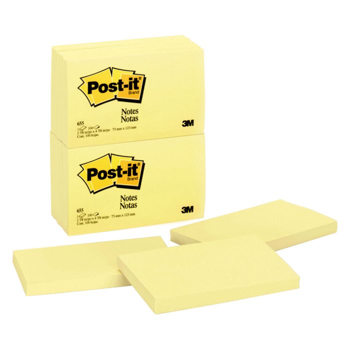 Post It Pad 5X3-655 3M Post It Pad 5X3-655 3M