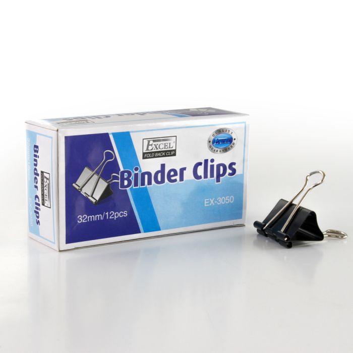 Binder Clips 32mm Excel Binder Clips 32mm Excel
