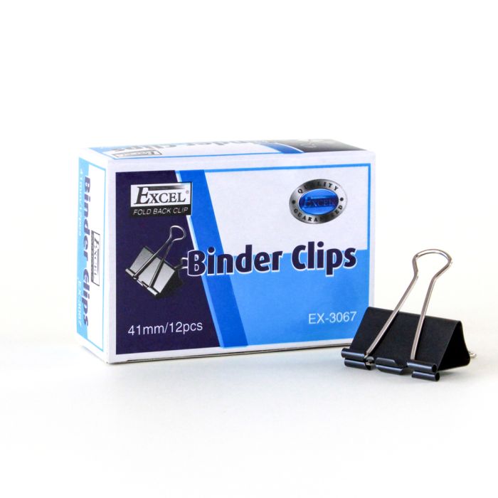 Binder Clips 41mm Excel Binder Clips 41mm Excel