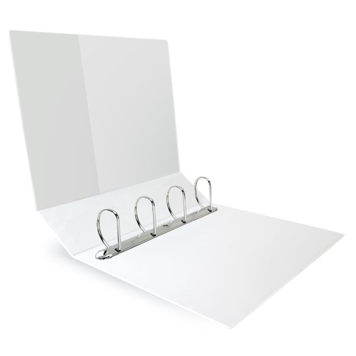 Ring Binder 65mm 4 Ring A4 White Excel  Ring Binder 65mm 4 Ring A4 White Excel