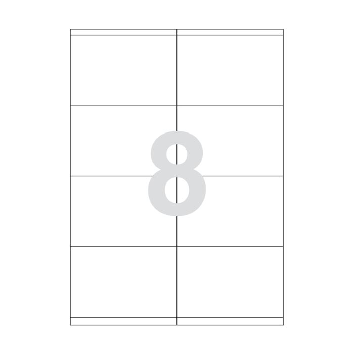 Agipa 8 Labels 105 X 72mm A4