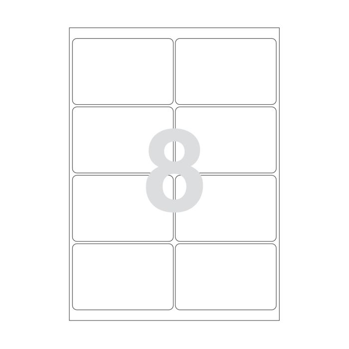 Agipa 8 Labels 99.1 X 67.7mm A4