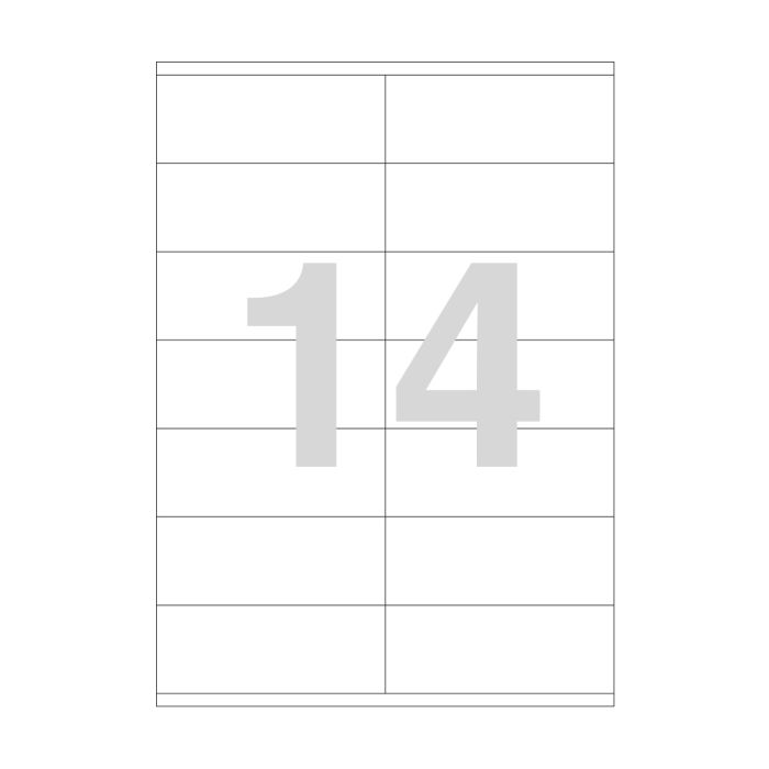 Agipa 14 Labels 105 X 39mm A4