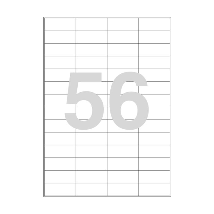 Agipa 56 Labels 52.5x21.2mm A4 Agipa 56 Labels 52.5x21.2mm A4