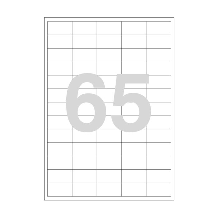 Agipa 65 Labels 38x21.2 A4 Agipa 65 Labels 38x21.2 A4