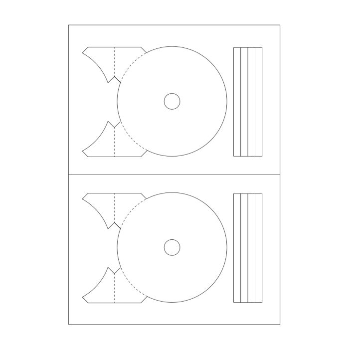 Agipa 2cd Labels 117.5mm A4