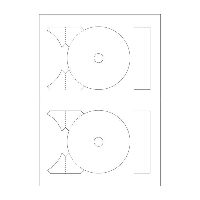 Agipa CD-DVD White Labels 119626 Agipa CD-DVD White Labels 119626