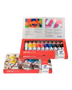 Acrylic colour basic set of 10 x 40 ml - Van Gogh