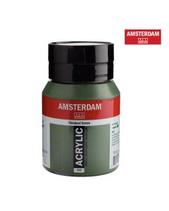 Acrylic Paint 500ml - Olive Green Deep (17726222) Amsterdam