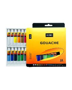 Miya Gouache Paint Set of 18x12ml YSF304