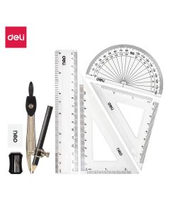 Drafting Set 8pc Metal Box Deli - G30505