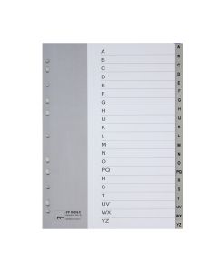 Divider A - Z Grey Plastic