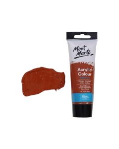 Mont Marte Studio Acrylic Paint 75ml - Burnt Sienna