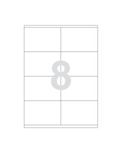 Agipa 8 labels 105x70mm A4