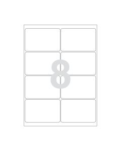 Agipa 8 labels 99.1x67.7mm A4