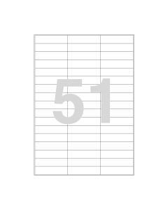 Agipa 51 labels 70x16.9mm A4