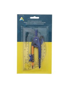 Art Alternatives Safety Compass & Protractor Set