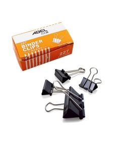 Binder Clip 12pc 5/8" 15mm Abel - 00806