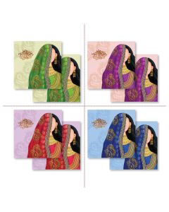 Al Fakhama Set of 8 Eid Greeting Envelope - Mini Girls Design 2023