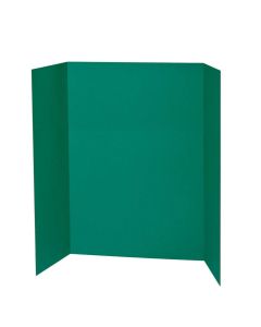 لوحة عرض ثلاثية الطي باللون الأخضر - 36 × 48 بوصة
