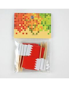 علم البحرين صغير - عبوة من 20 قطعة