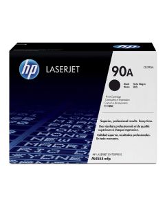 HP 90A Black Toner Cartridge, Standard CE390A
